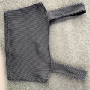 Divided crop tank top